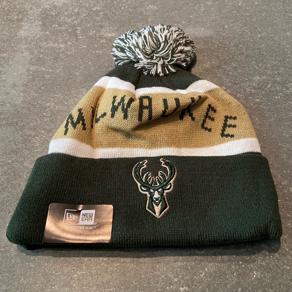 PRICE IS FIRM Brand new Milwaukee Bucks beanie